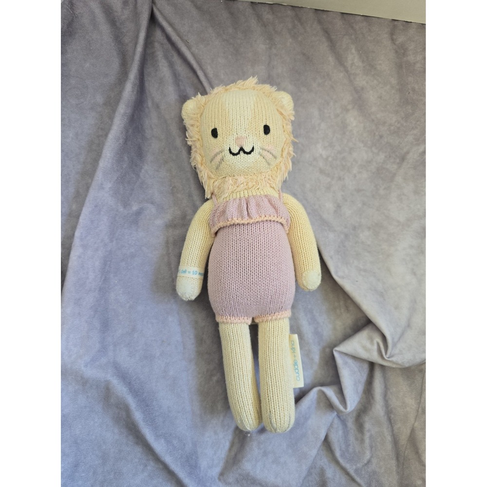 Cuddle +Kind Savannah the lion Made In Peru 13"